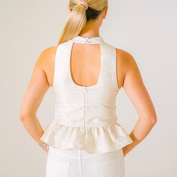 ARLO PEPLUM TOP - Picture 4 of 4